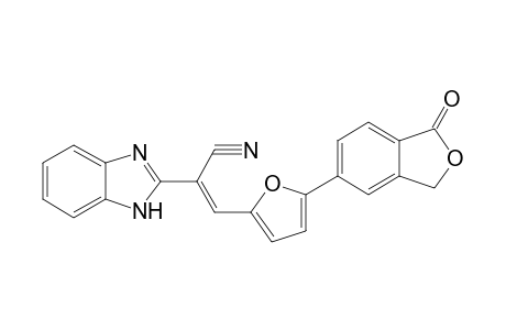 (E)-2-(1H-benzimidazol-2-yl)-3-[5-(1-ketophthalan-5-yl)-2-furyl]acrylonitrile