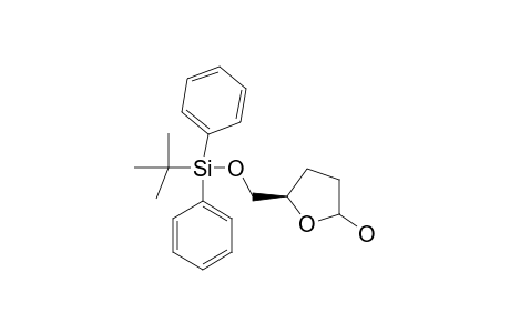 (5S)-5-{{[(1,1-DIMETHYLETHYL)-DIPHENYLSILYL]-OXY}-METHYL}-TETRAHYDROFURAN-2-OL