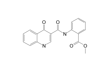 METHYL_2-(4-OXO-1,4-DIHYDROQUINOLINE-3-CARBOAMIDO)-BENZOATE