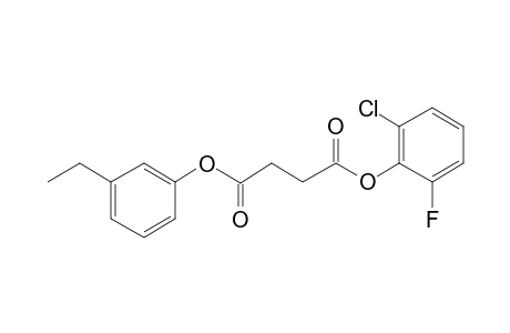 Succinic acid, 2-chloro-6-fluorophenyl 3-ethylphenyl ester