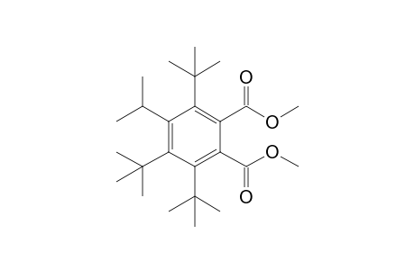 Dimethyl 3,4,6-tris(t-butyl)-5-isopropylphthalate