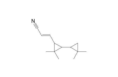 Acrylonitrile, .beta.-[3-(2,2-dimethylcyclopropyl)-2,2-dimethylcyclopropyl-