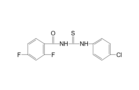 1-(p-chlorophenyl)-3-(2,4-difluorobenzoyl)-2-thiourea