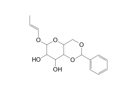 .alpha.d-Glucopyranose, 4,6-O-benzylidene-1-O-propenyl-