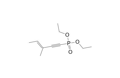 trans-(3-Methyl-3-penten-1-ynyl)phosphonic acid, diethyl ester