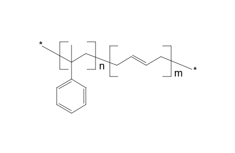 alpha-Methylstyrene-butadiene copolymer, 80 mol-% alpha-ms units