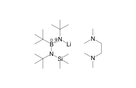 (t-butyl){t-butyl[(tetramethylethylenediamine)lithio]amino}[t-butyl(trimethylsilyl)amino]borane