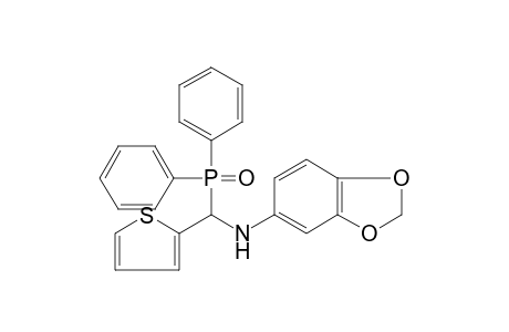 a-(diphenylphoshinyl)-N-[3,4-(methylenedioxy)phenyl]-2-thenylamine