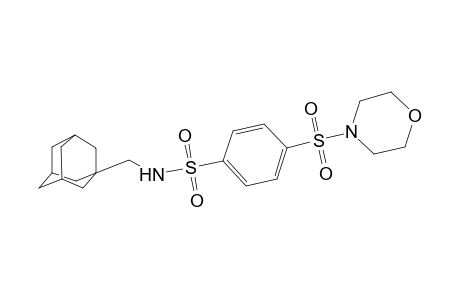 N-(1-adamantylmethyl)-4-(4-morpholinylsulfonyl)benzenesulfonamide