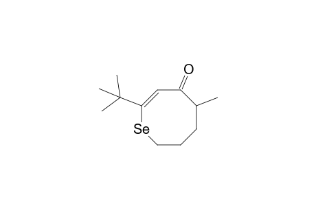 2-tert-Butyl-5-methyl-5.6.7.8-tetrahydroselenocin-4-one