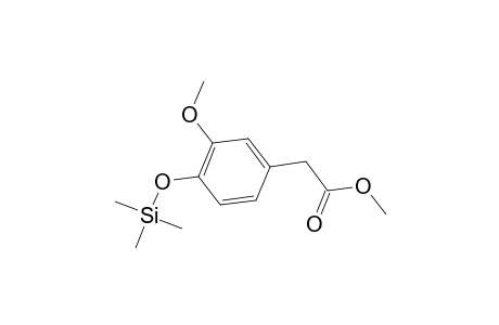 Benzeneacetic acid, 3-methoxy-4-[(trimethylsilyl)oxy]-, methyl ester