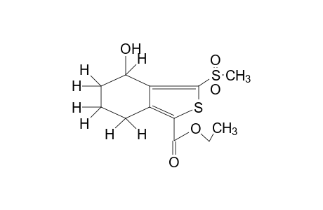 4-hydroxy-3-(methylsulfonyl)-4,5,6,7-tetrahydrobenzo[c]thiophene-1-carboxylic acid, ethyl ester