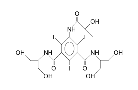 (S)-N,N'-bis[2-hydroxy-1-(hydroxymethyl)ethyl]-5-(2-hydroxypropionamido)-2,4,6-triiodoisophthalamide