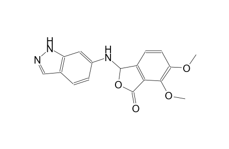 3-(1H-indazol-6-ylamino)-6,7-dimethoxy-2-benzofuran-1(3H)-one