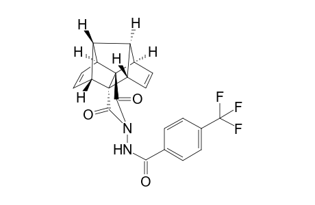 (1r,5s,6R,9S,10s,11r,12S,15R)-3-[4-(Trifluomethyl)benzoylamino]-3-azahexacyclo[7.6.0.0(1,5).0(5,12).0(6,10).0(11,15)]pentadeca-7,13-diene-2,4-dione)