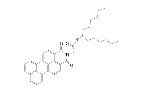 N'-[1'-Hexylheptyl]-N-acetamidoperylene-3,4-dicarboximide