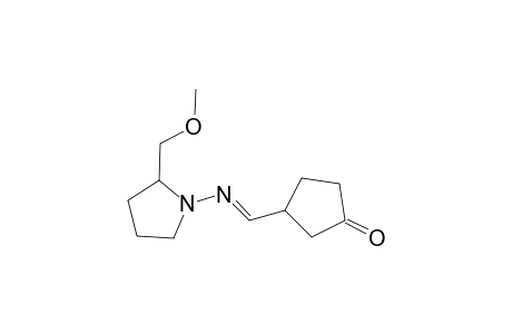 (2S)-2-(Methoxymethyl)-1-[[(1R)-3-oxocyclopentyl)methylene]amino]pyrrolidine