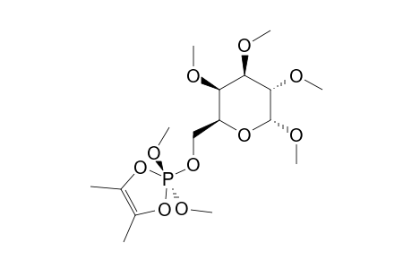 2,2-DIMETHYL-2-(METHYL-2,3,4-TRI-O-METHYL-ALPHA-D-GALACTOPYRANOSIDE-6-OXY)-2,2-DIHYDRO-4,5-DIMETHYL-1,3,2-DIOXAPHOSPHOLE