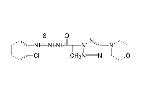 4-(o-chlorophenyl)-1-[2-(5-morpholino-2H-tetrazol-2-yl)propionyl]-3-thiosemicarbazide