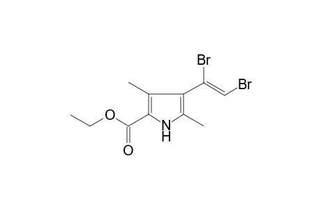 ethyl 4-[(Z)-1,2-dibromoethenyl]-3,5-dimethyl-1H-pyrrole-2-carboxylate