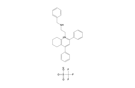 1-[2-(benzylamino)ethyl]-2,4-diphenyl-5,6,7,8-tetrahydroquinolinium trifluoromethanesulfonate