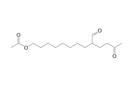 (9-Formyl-12-oxo-tridecyl) acetate