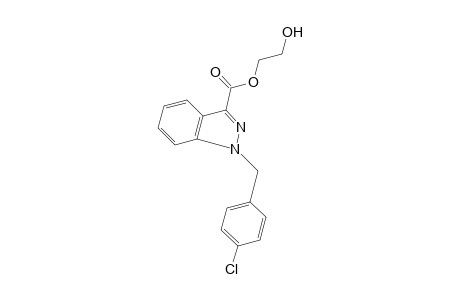 1-(p-chlorobenzyl)-1H-indazole-3-carboxylic acid, 2-hydroxyethyl ester