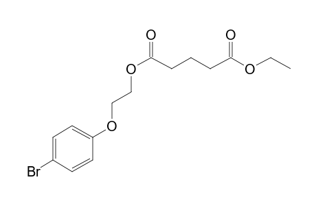 Glutaric acid, 2-(4-bromophenoxy)ethyl ethyl ester