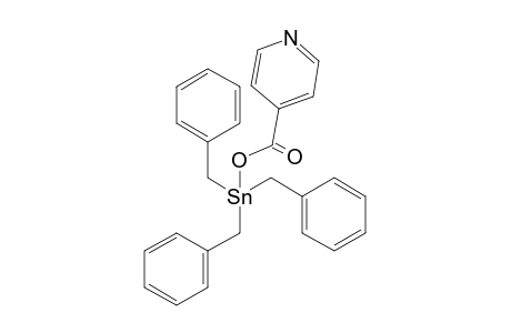 4-Pyridinecarboxylic acid tris(phenylmethyl)stannyl ester