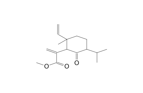 CYCLOHEXANEACETIC ACID, 2-ETHENYL-2-METHYL-.ALPHA.-METHYLENE-5-(1-METH