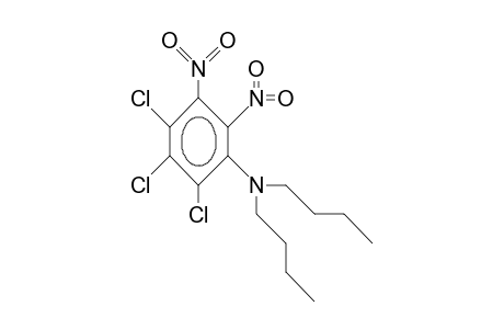 3-Dibutylamino-4,5,6-trichloro-1,2-dinitrobenzene