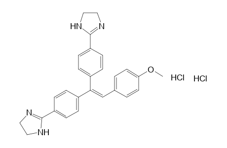 2,2'-[(p-methoxystyrylidene)di-p-phenylene]di-2-imidazoline, dihydrochloride