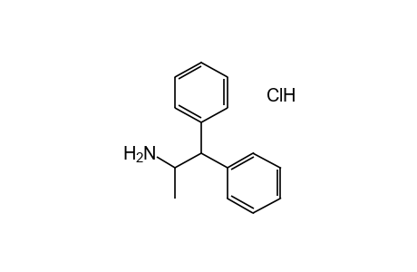 2,2-diphenyl-1-methylethylamine, hydrochloride