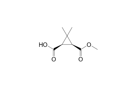 (1R,3S)-3-(Methoxycarbonyl)-2,2-dimethylcyclopropane-1-carboxylic Acid