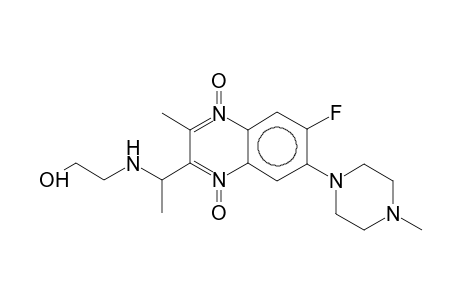 2-((1-[6-Fluoro-3-methyl-7-(4-methyl-1-piperazinyl)-1,4-dioxido-2-quinoxalinyl]ethyl)amino)ethanol