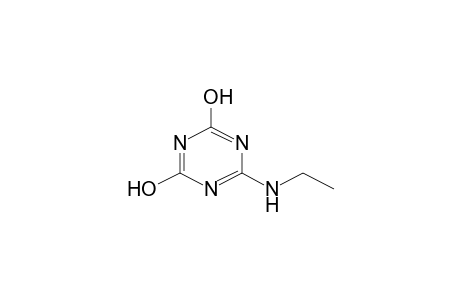 6-(Ethylamino)-1,3,5-triazine-2,4-diol