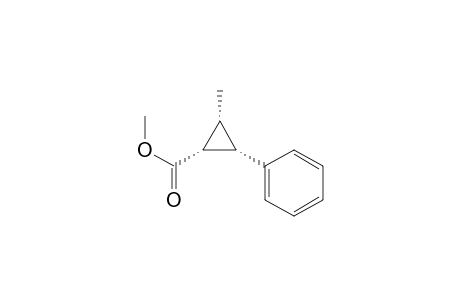 Cyclopropanecarboxylic acid, 2-methyl-3-phenyl-, methyl ester, (1.alpha.,2.alpha.,3.alpha.)-