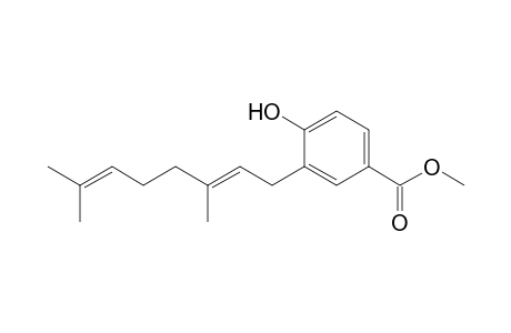 Methyl 3-geranyl-4-hydroxybenzoate