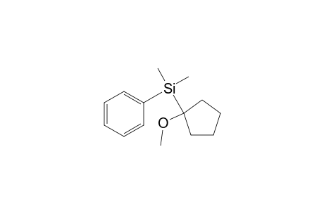 Silane, (1-methoxycyclopentyl)dimethylphenyl-