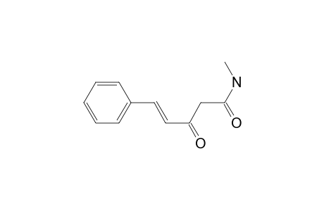 (E)-N-methyl-3-oxo-5-phenyl-4-pentenamide