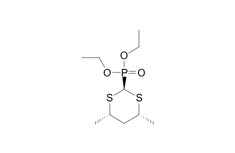 r-2-(Diethoxyphosphoryl)-t-4,t-6-dimethyl-1,3-dithiane