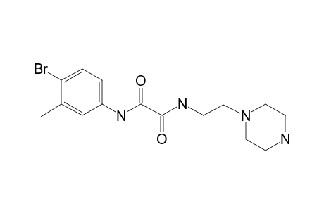 N-(4-Bromo-3-methyl-phenyl)-N'-(2-piperazin-1-yl-ethyl)-oxalamide