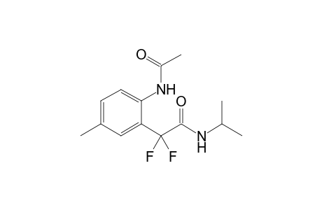 2-(2-ACETAMIDO-5-METHYLPHENYL)-2,2-DIFLUORO-N-ISOPROPYLACETAMIDE