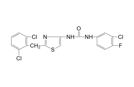 1-(3-chloro-4-fluorophenyl)-3-[2-(2,6-dichlorobenzyl)-4-thiazolyl]urea