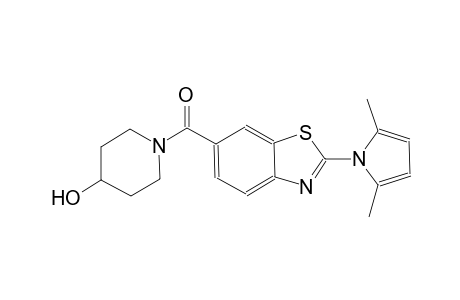 4-piperidinol, 1-[[2-(2,5-dimethyl-1H-pyrrol-1-yl)-6-benzothiazolyl]carbonyl]-