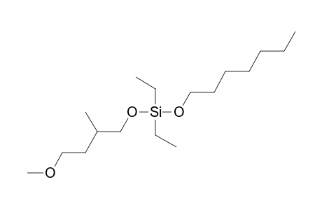 Silane, diethylheptyloxy(2-methyl-4-methoxybutoxy)-