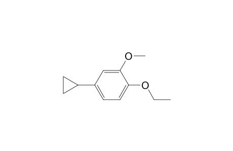 1-Cyclopropyl-4-ethoxy-3-methoxybenzene