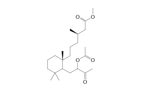 Methyl 7(r,s)-7-acetoxy-8-oxo-8,9-seco-labdan-15-oate