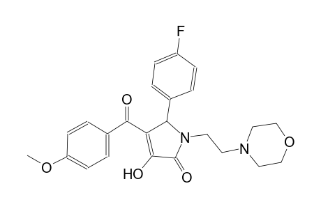 2H-pyrrol-2-one, 5-(4-fluorophenyl)-1,5-dihydro-3-hydroxy-4-(4-methoxybenzoyl)-1-[2-(4-morpholinyl)ethyl]-