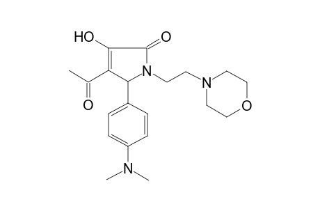 3-Acetyl-2-(4-dimethylaminophenyl)-4-hydroxy-1-(2-morpholin-4-ylethyl)-2H-pyrrol-5-one